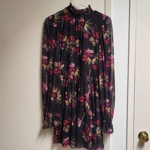 Baroque Fantasy Collared Bishop Dress